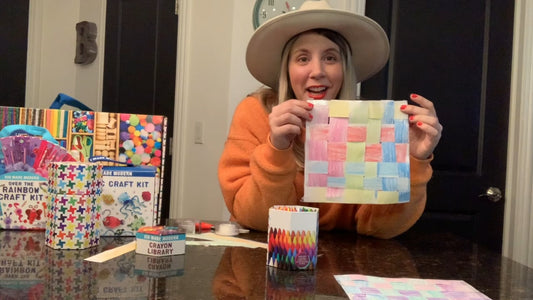 Diy Scrap Paper Weaving